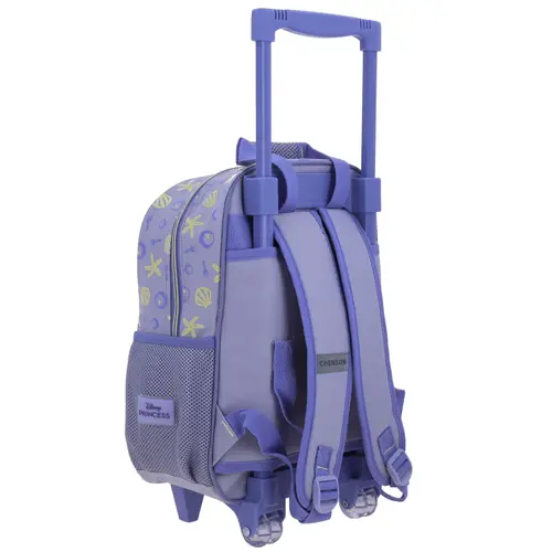 Mochila con Ruedas Ariel La Sirenita by Chenson Violeta para Niña - Diversión y Durabilidad - Modelo PR70613 3