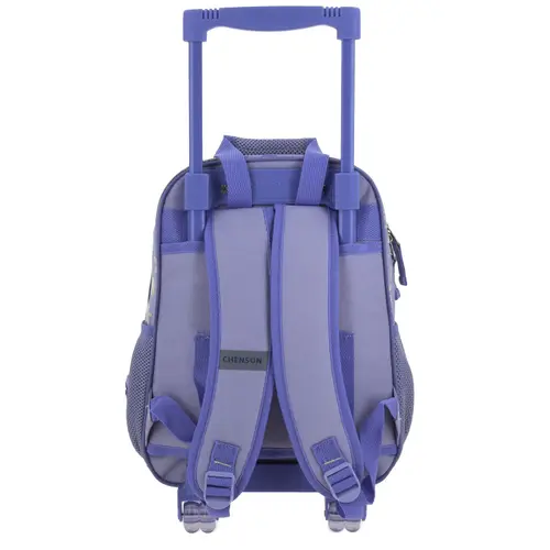 Mochila con Ruedas Ariel La Sirenita by Chenson Violeta para Niña - Diversión y Durabilidad - Modelo PR70613 4