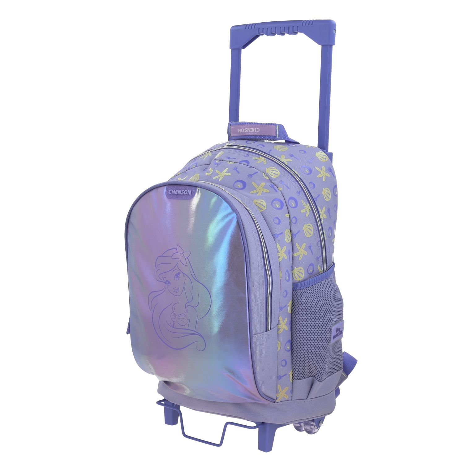 Mochila con Ruedas Princesas by Chenson Violeta para Niña - Diversión y Durabilidad 2