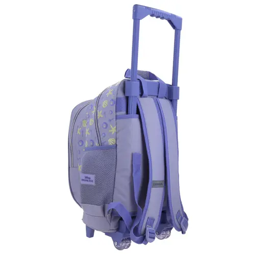 Mochila con Ruedas Ariel La Sirenita by Chenson Violeta para Niña - Diversión y Durabilidad - Modelo PR70614 3