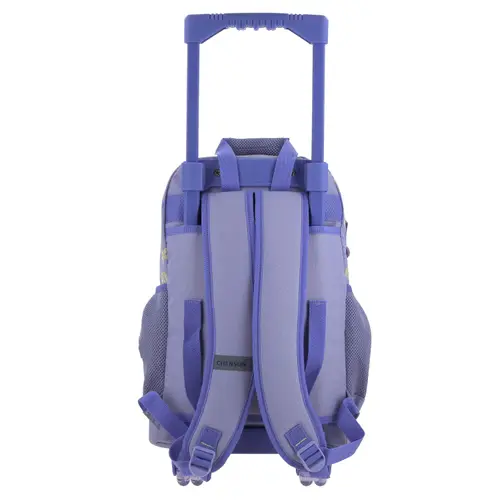 Mochila con Ruedas Ariel La Sirenita by Chenson Violeta para Niña - Diversión y Durabilidad - Modelo PR70614 4