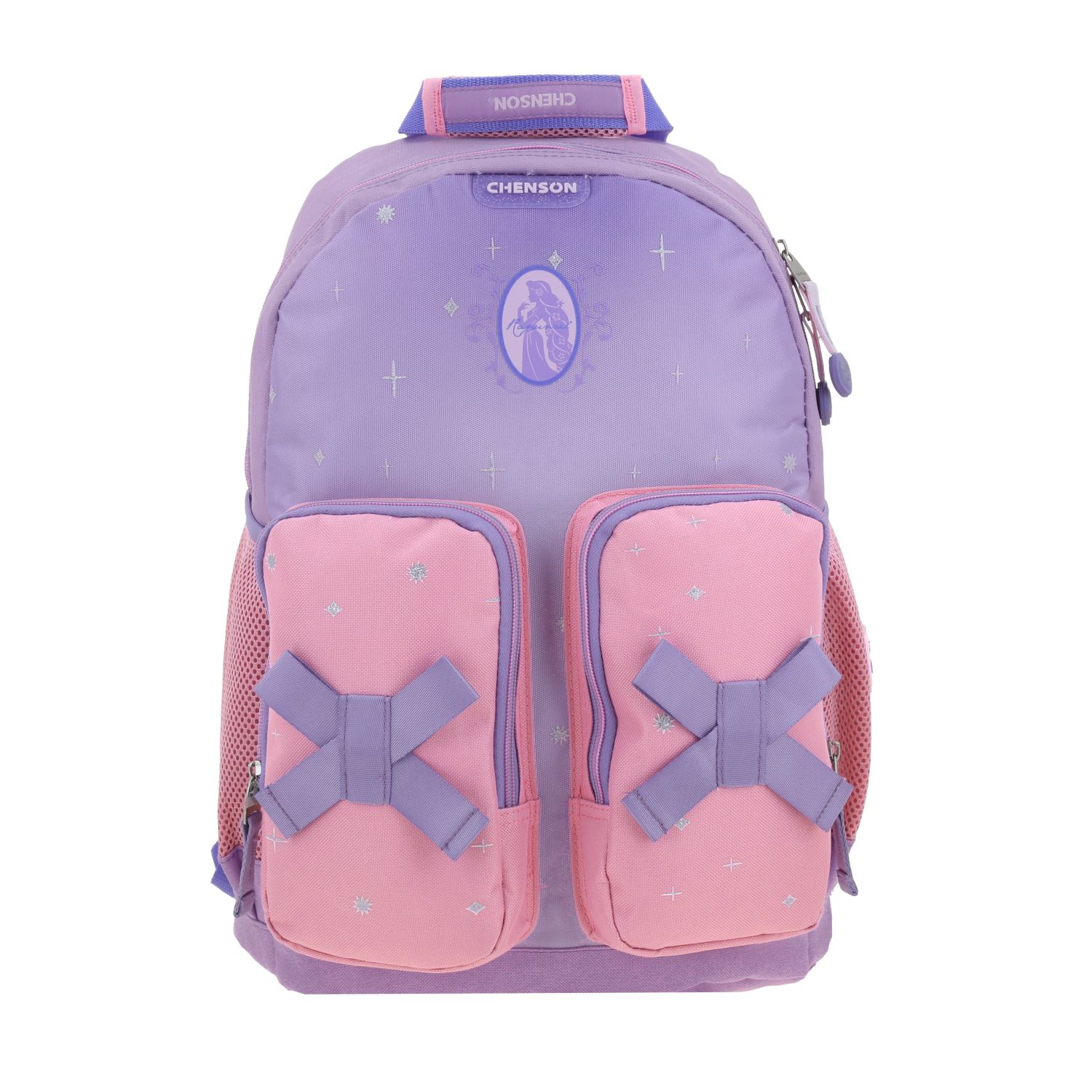 Kit Escolar Princesas by Chenson (Mochila + Lonchera + Lapicera) infantil 2