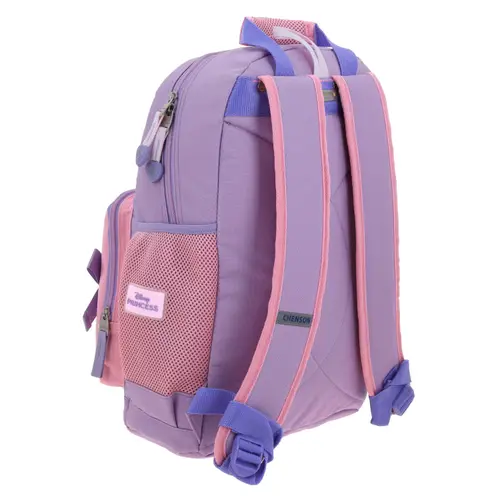 Mochila escolar para niña Princesa Rapunzel by Chenson Violeta con gran compartimento 3