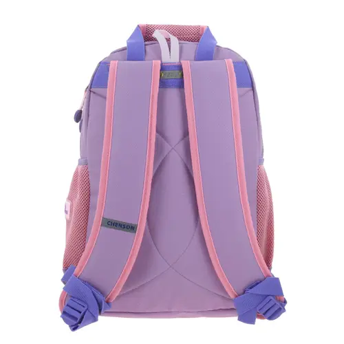 Mochila escolar para niña Princesa Rapunzel by Chenson Violeta con gran compartimento 4