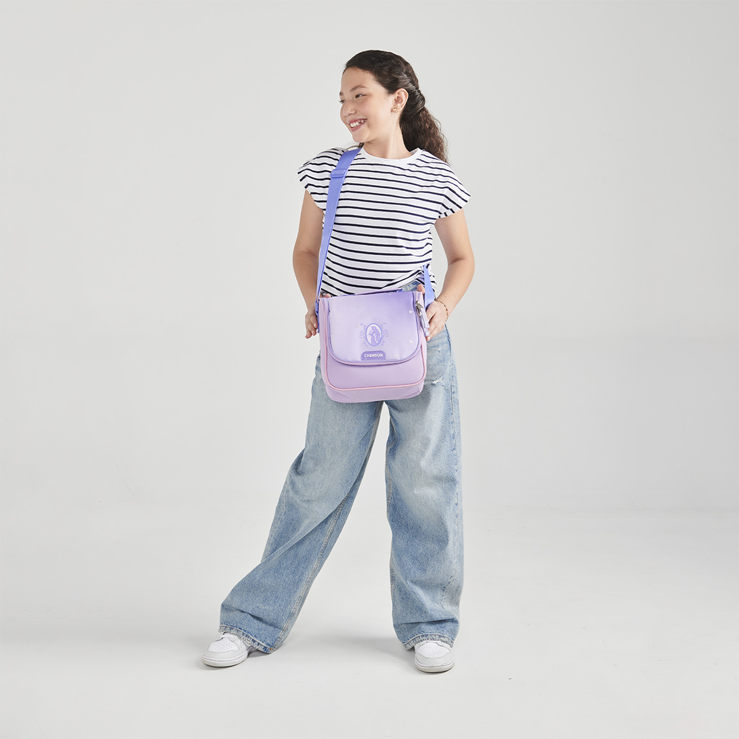 Lonchera Escolar Princesas by Chenson Violeta Térmica para Niña - vista 2