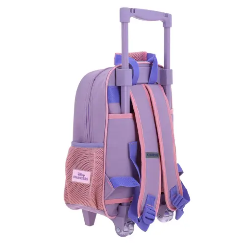 Mochila con Ruedas Princesa Rapunzel by Chenson Violeta para Niña - Diversión y Seguridad 3
