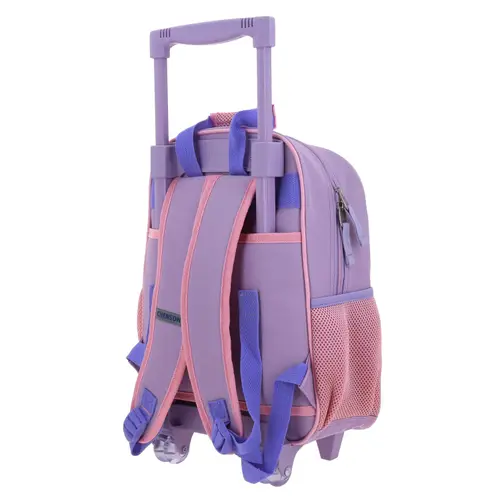 Mochila con Ruedas Princesa Rapunzel by Chenson Violeta para Niña - Diversión y Seguridad 5