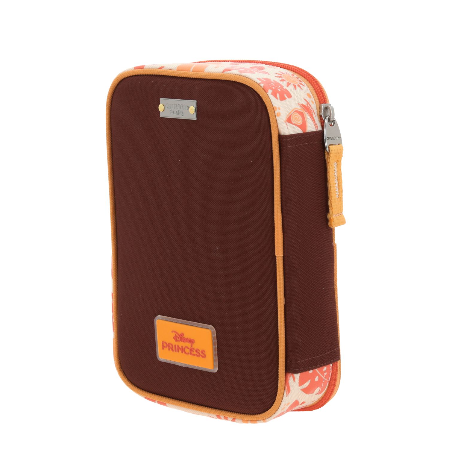 Lapicera escolar para niña Princesas by Chenson beige con amplio compartimento 5