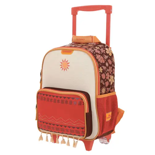 Mochila con Ruedas Princesas by Chenson Beige para Niña - Divertida y Segura - vista 2