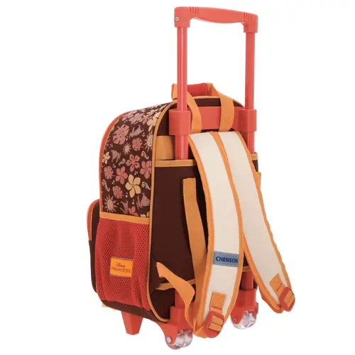 Mochila con Ruedas Princesa Moana by Chenson Beige para Niña - Divertida y Segura 3
