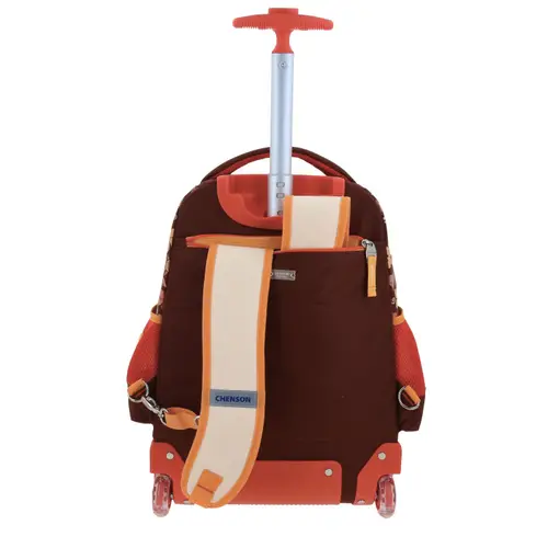 Mochila con Ruedas Princesas by Chenson Beige para Niña - Diversión y Durabilidad - vista 2