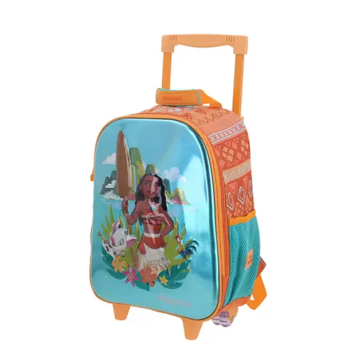 Mochila con Ruedas Princesas by Chenson Naranja para Niña - Diversión y Durabilidad - vista 2