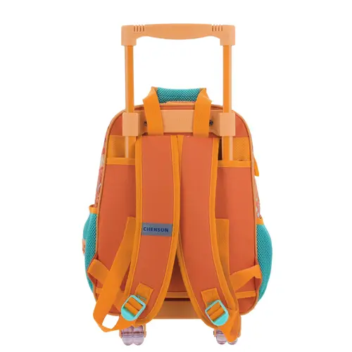 Mochila con Ruedas Princesa Moana by Chenson Naranja para Niña - Diversión y Durabilidad 4