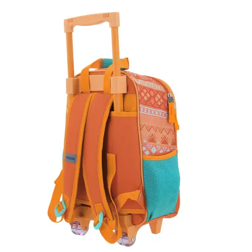 Mochila con Ruedas Princesa Moana by Chenson Naranja para Niña - Diversión y Durabilidad 5