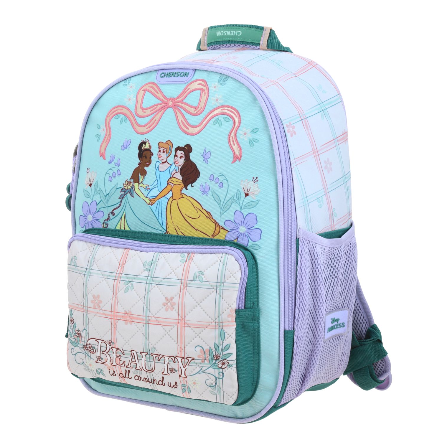 Kit Escolar Princesas by Chenson (Mochila + Mochila) Verde Infantil 2