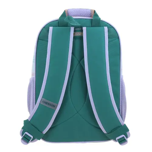 Mochila Escolar Princesas Disney by Chenson Verde - Resistente 4
