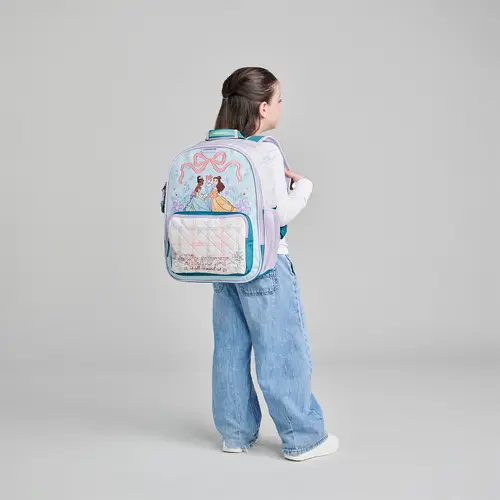 Mochila Escolar Princesas by Chenson Verde - Resistente - vista 2