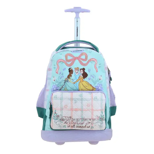 Mochila con Ruedas Princesas by Chenson Verde Niña