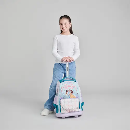 Mochila con Ruedas Princesas by Chenson Verde Niña - vista 2