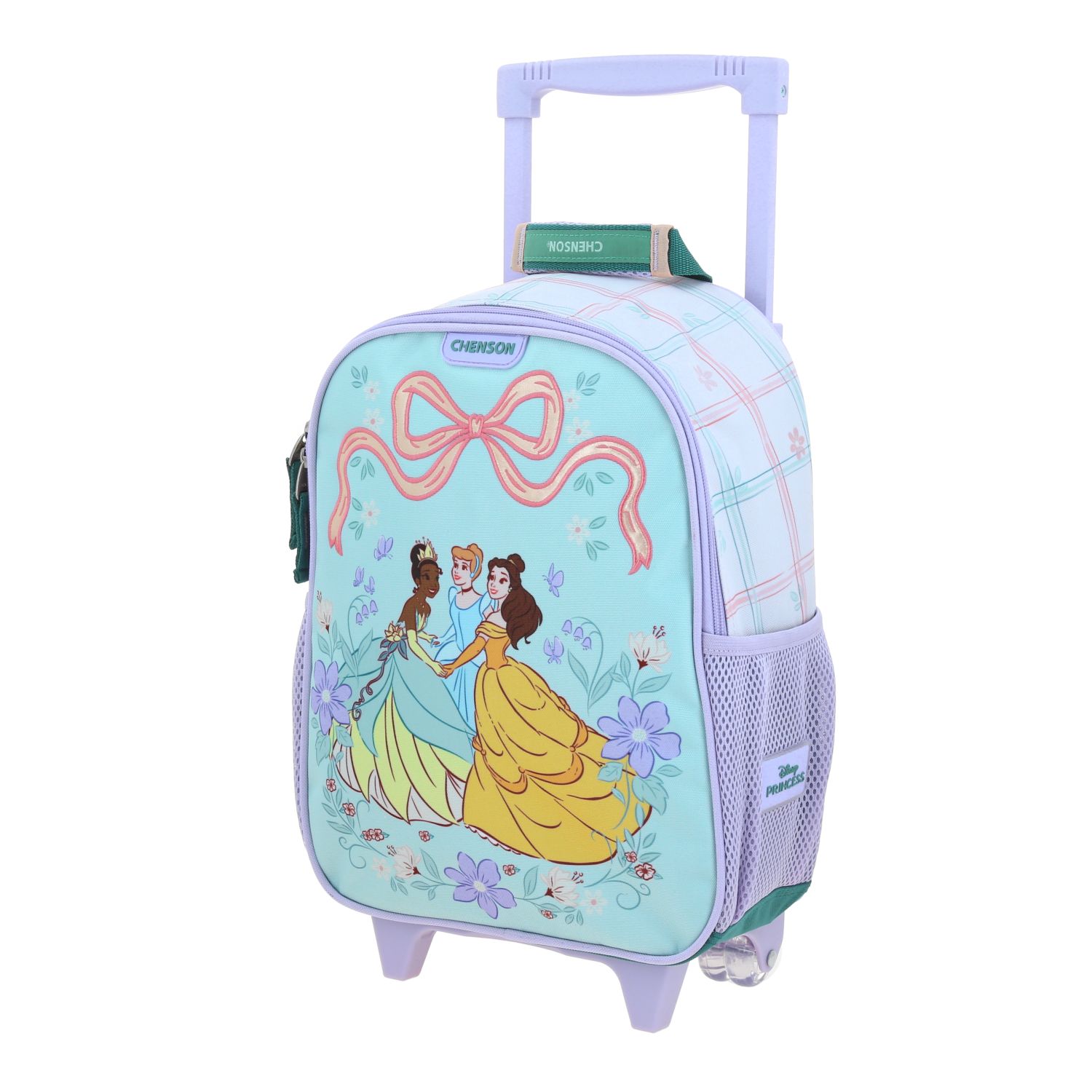 Mochila con Ruedas Princesas by Chenson Verde Escolar Niña 2