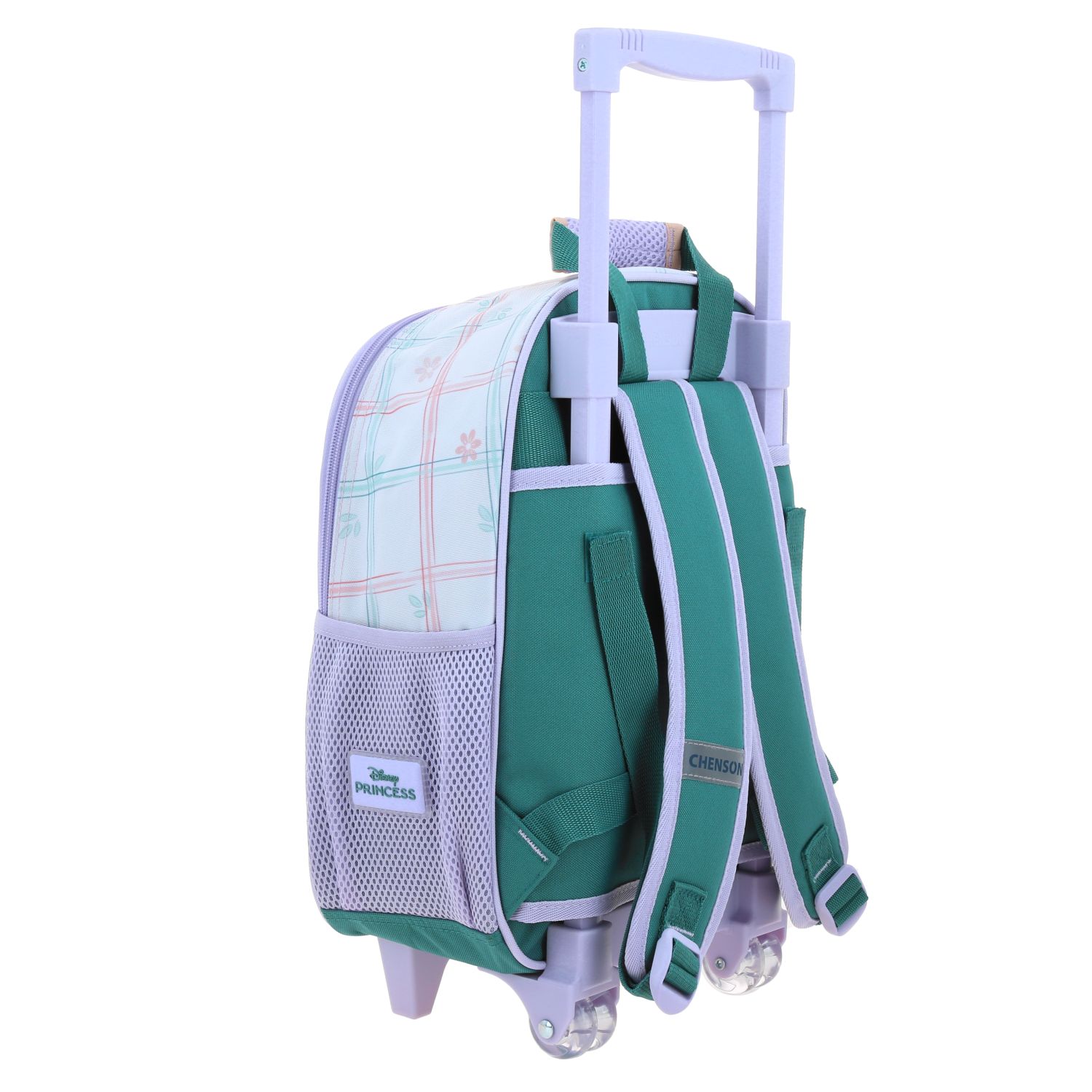 Mochila con Ruedas Princesas by Chenson Verde Escolar Niña 3