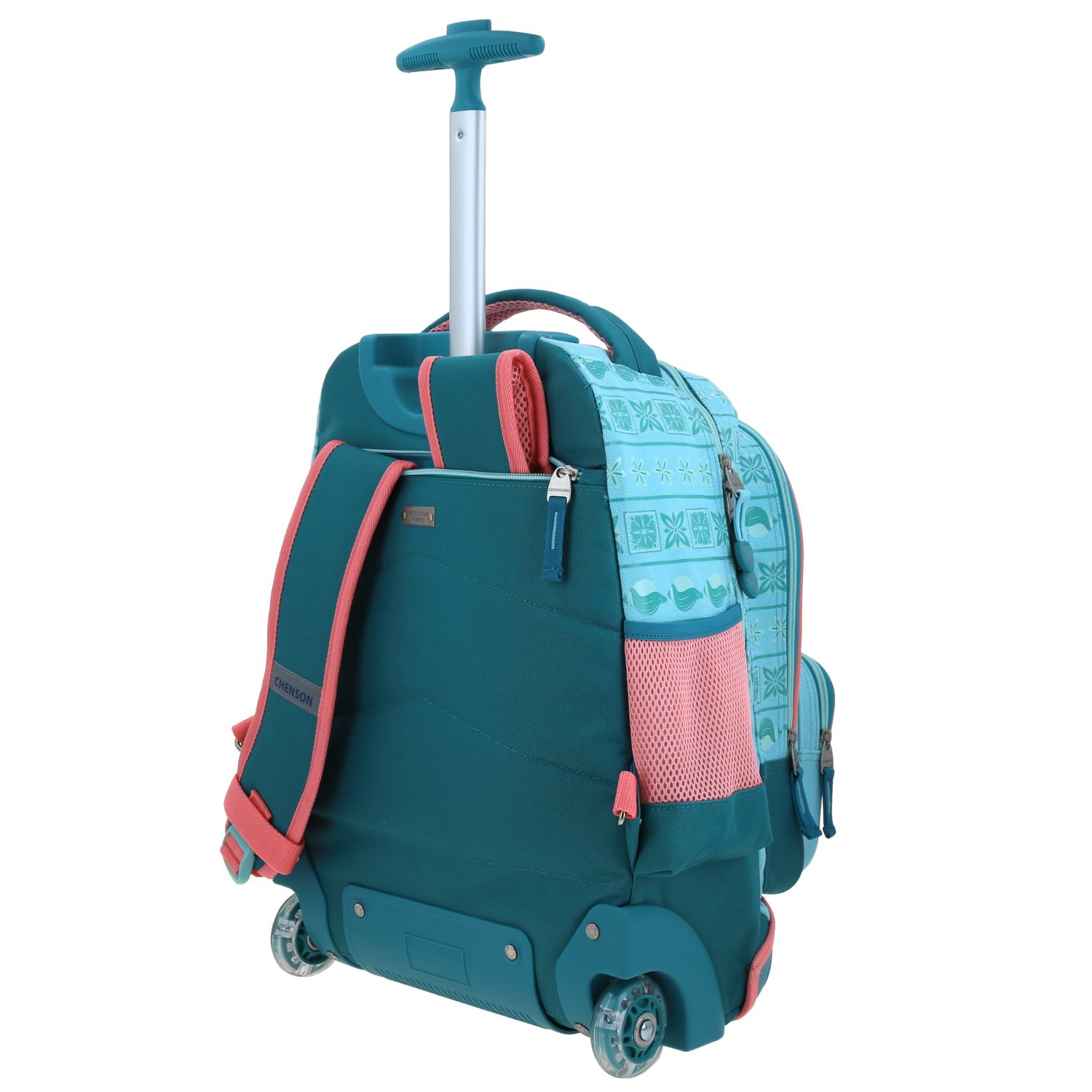 Mochila con Ruedas Princesas by Chenson Turquesa Infantil 5