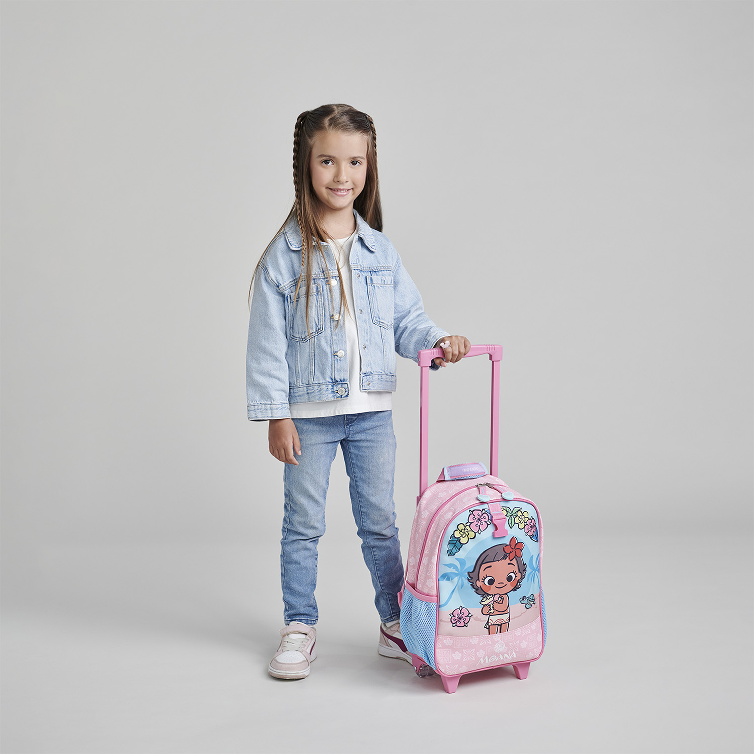 Mochila con Ruedas Princesas by Chenson Rosa | Escolar Infantil - vista 2