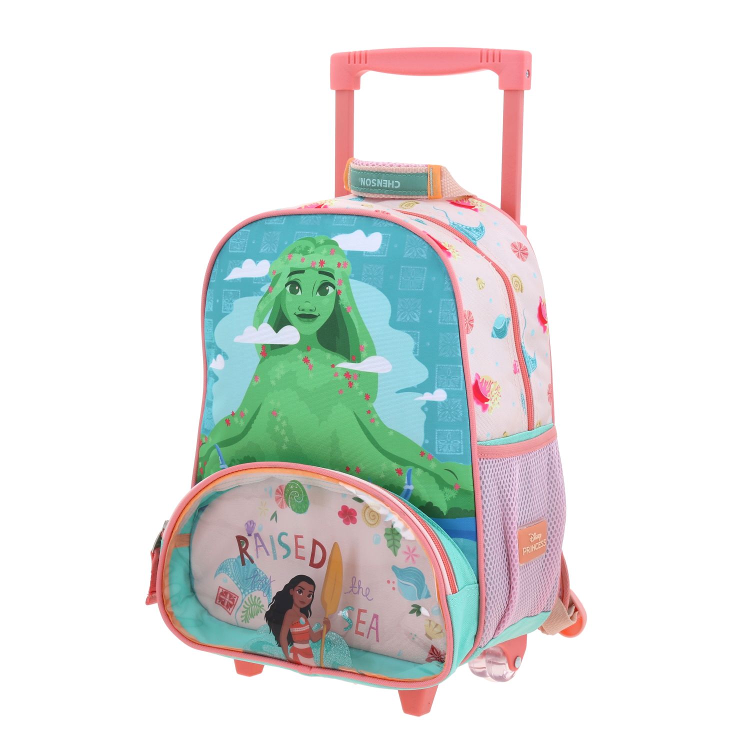 Mochila con Ruedas Princesas Turquesa Chenson Escolar Niña 2