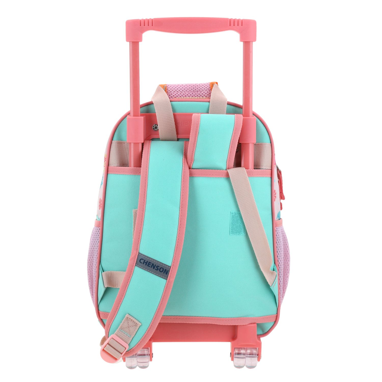 Mochila con Ruedas Princesas Turquesa Chenson Escolar Niña 4