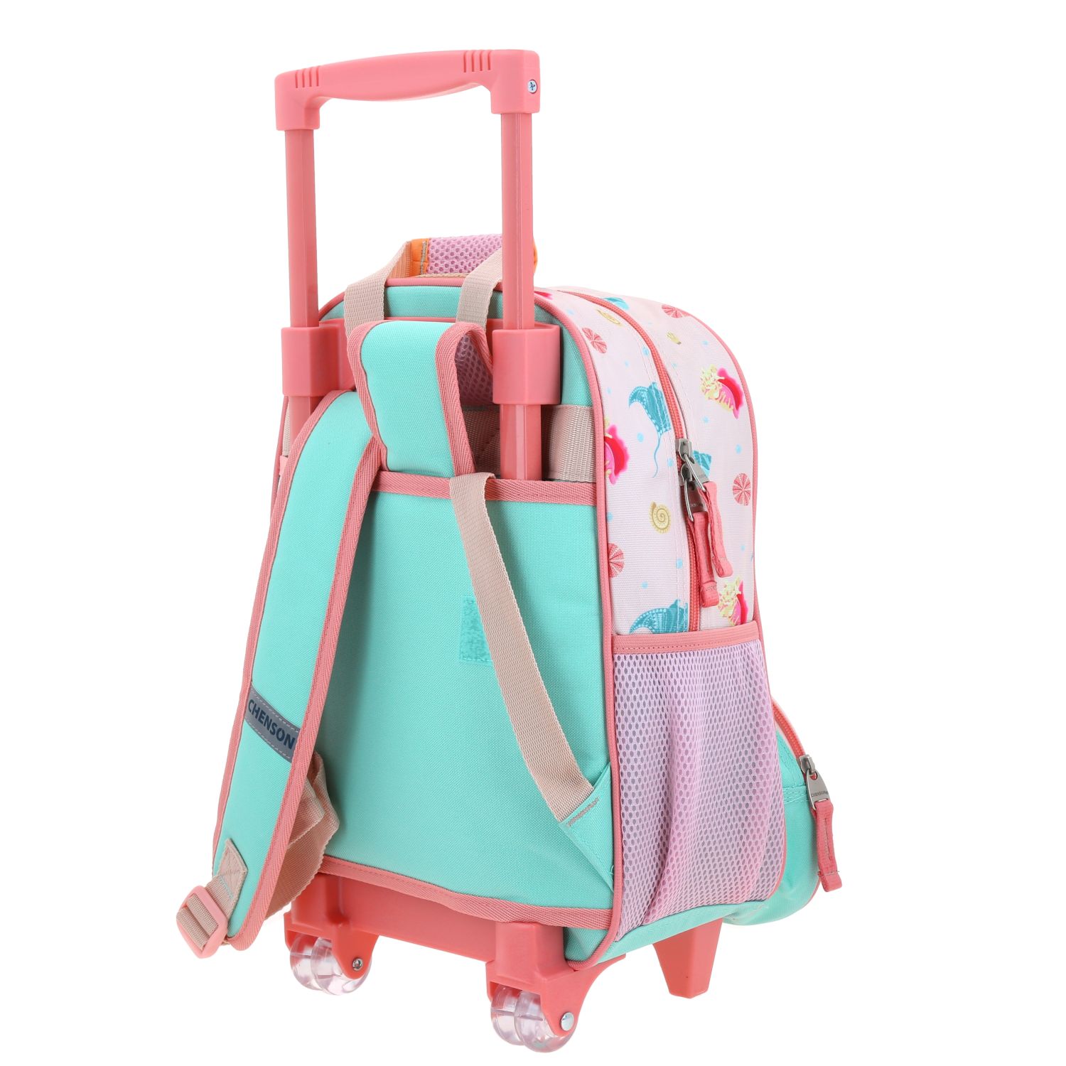 Mochila con Ruedas Princesas Turquesa Chenson Escolar Niña 5