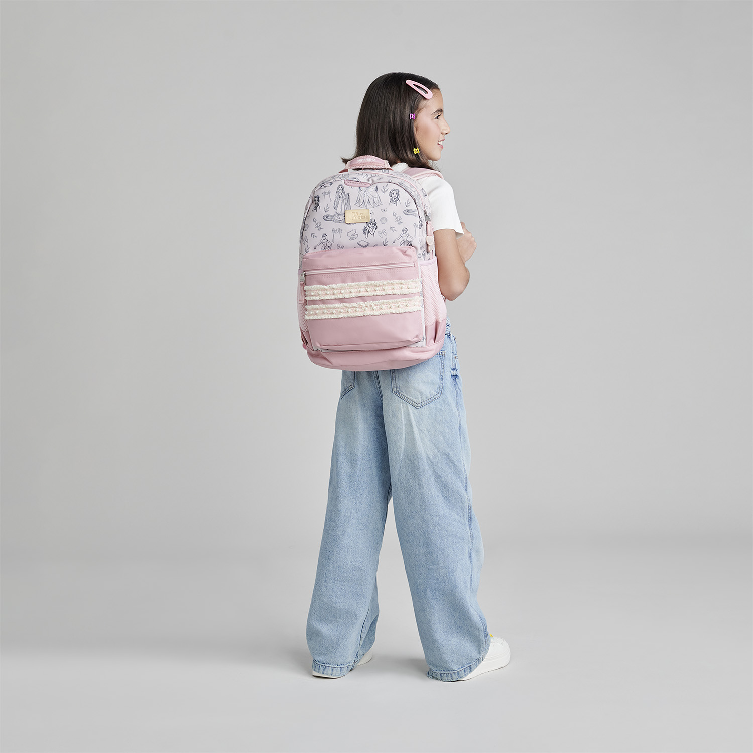 Mochila Escolar Princesas by Chenson Niña Resistente - vista 2