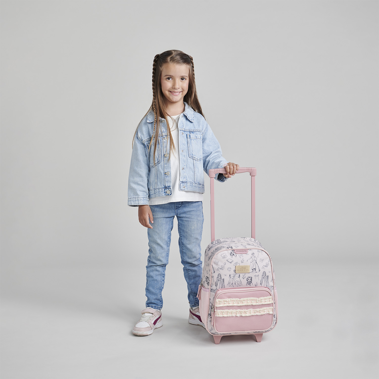 Mochila con Ruedas Princesas by Chenson Niña Escolar - vista 2