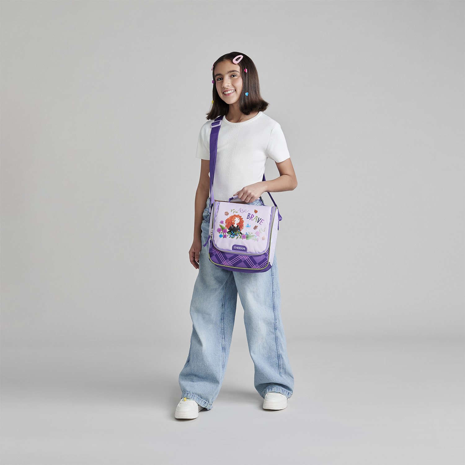 Lonchera Escolar Térmica Princesas Uva - Chenson Infantil - vista 2
