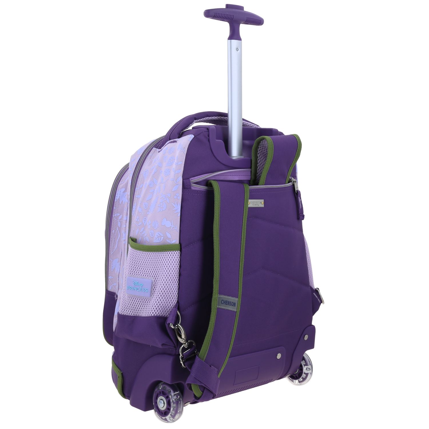Mochila con Ruedas Princesas Chenson Color Uva Escolar 3