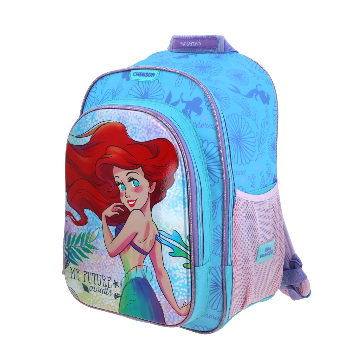 Kit Escolar Princesas by Chenson (Mochila + Mochila) Azul Infantil 3