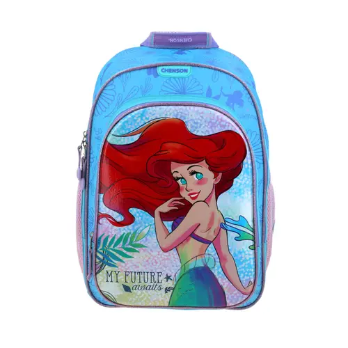 Mochila Escolar Princesas by Chenson Azul - Resistente