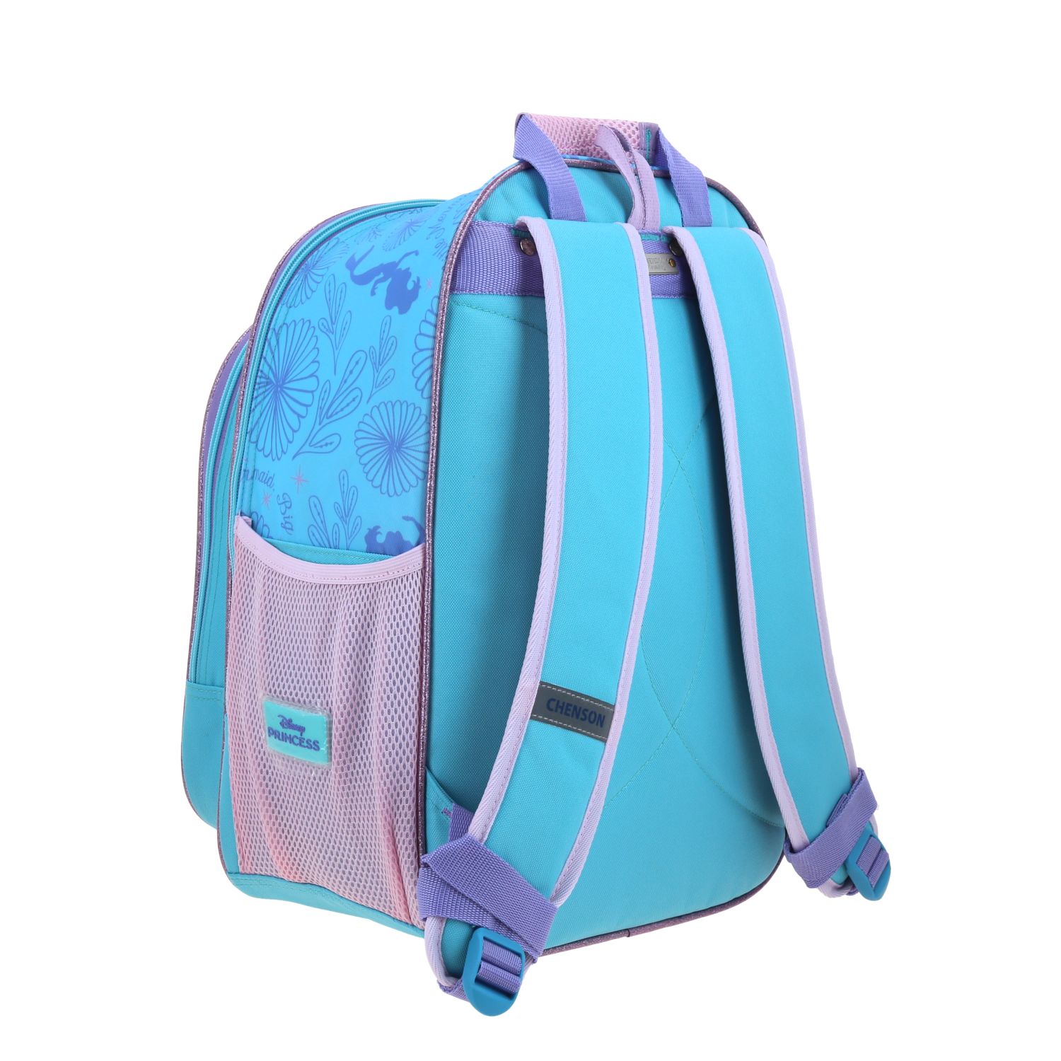 Mochila Escolar Princesas by Chenson Azul - Resistente 3