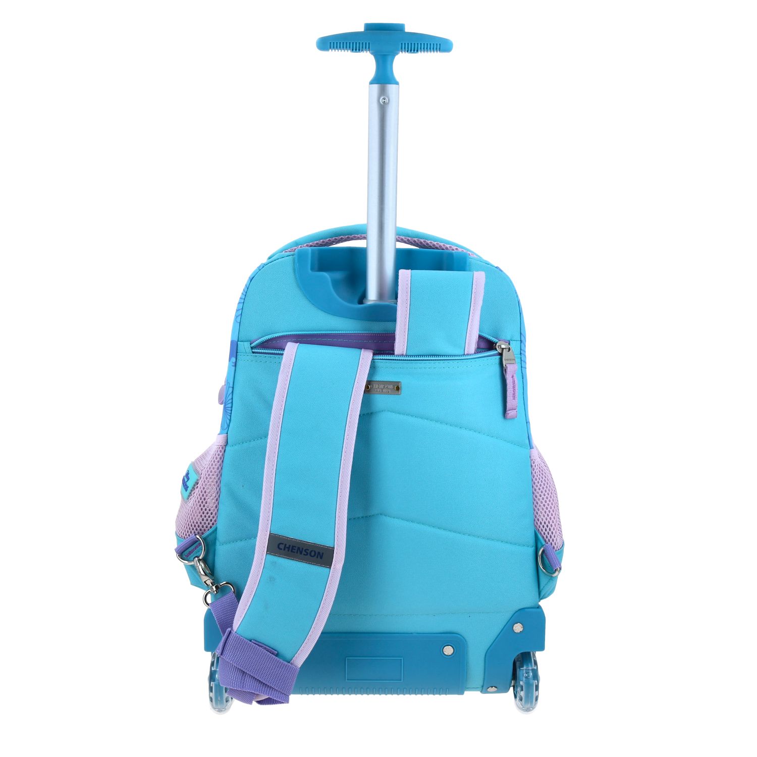 Mochila con Ruedas Princesas Azul - Escolar Infantil Chenson 4