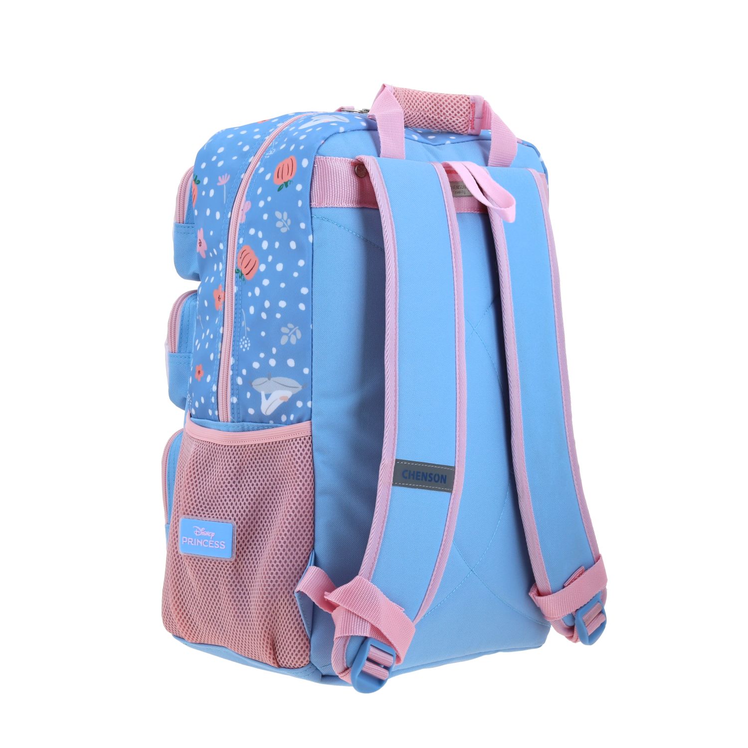Mochila Escolar Princesas by Chenson Azul - Infantil Resistente 3