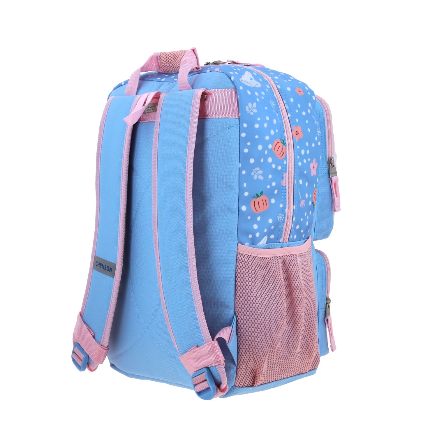 Mochila Escolar Princesas by Chenson Azul - Infantil Resistente 5
