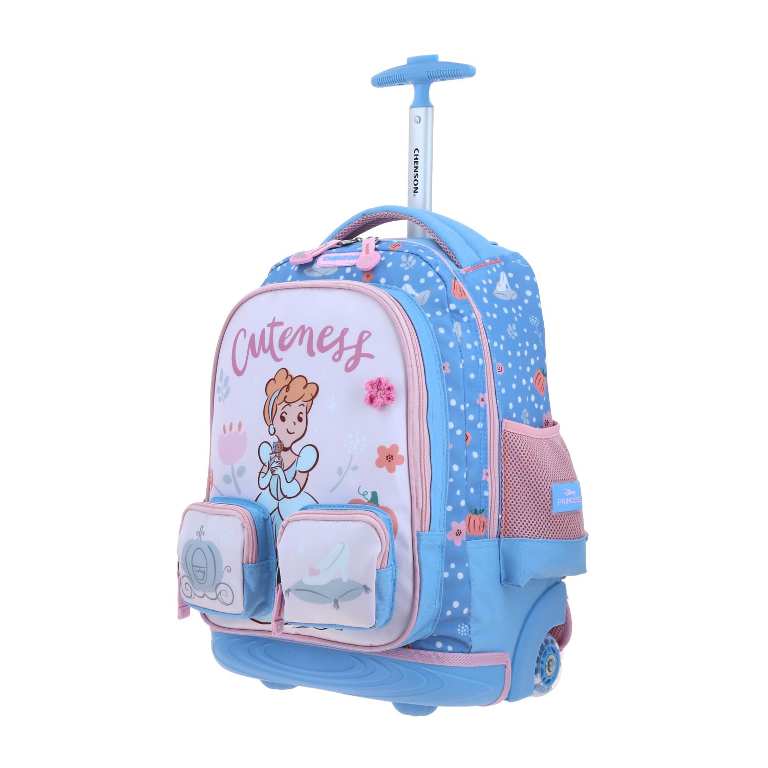 Mochila con Ruedas Princesas by Chenson Azul - Escolar Niña 2