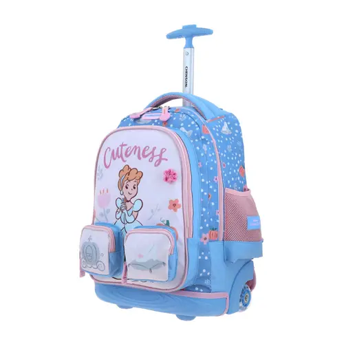 Mochila con Ruedas Princesas by Chenson Azul - Escolar Niña - vista 2