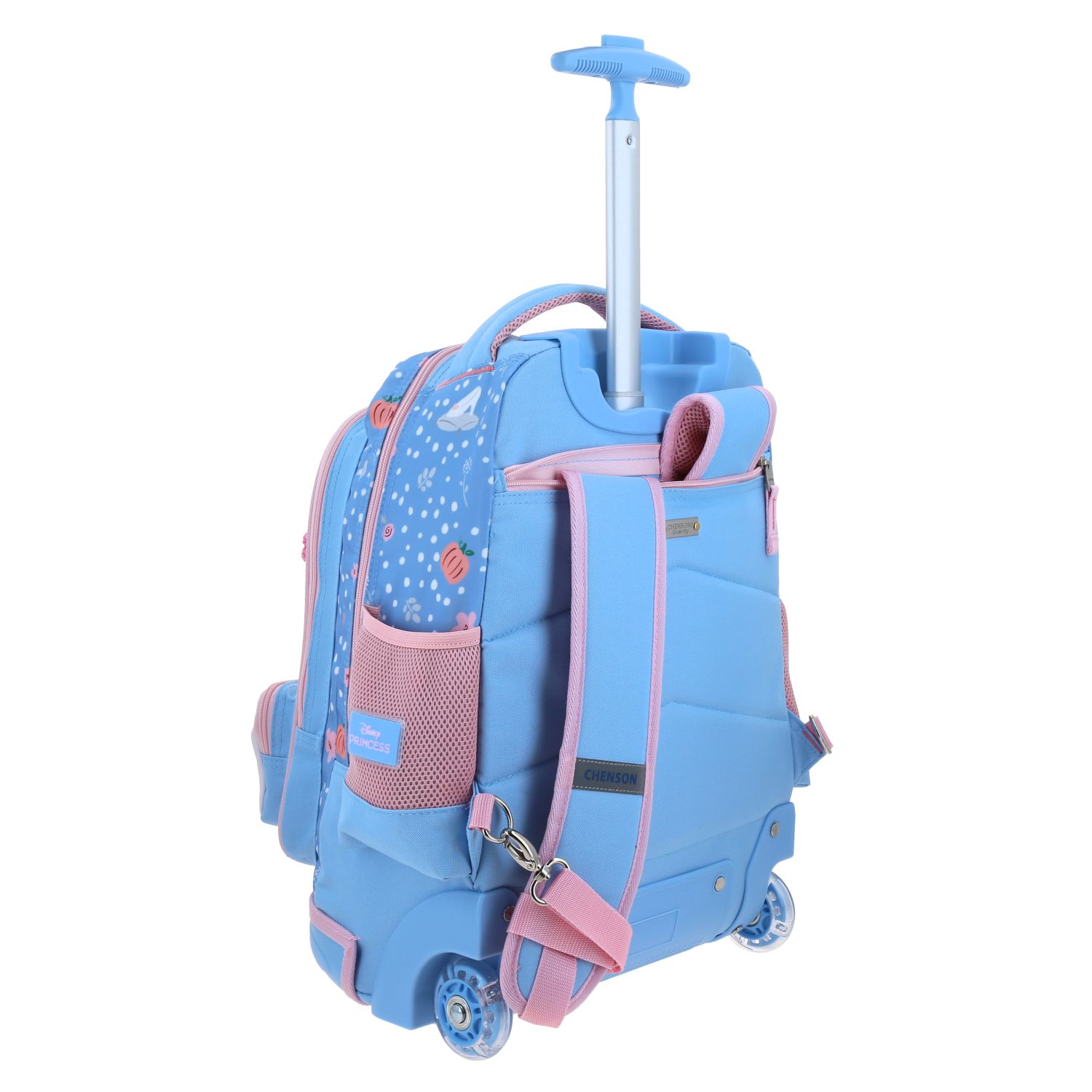 Mochila con Ruedas Princesas by Chenson Azul - Escolar Niña 3