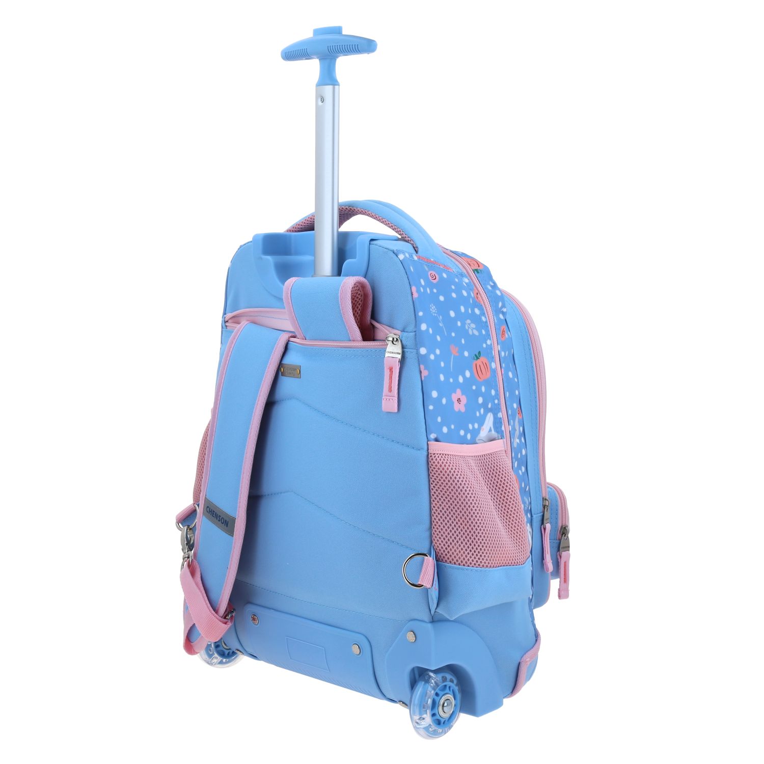 Mochila con Ruedas Princesas by Chenson Azul - Escolar Niña 5