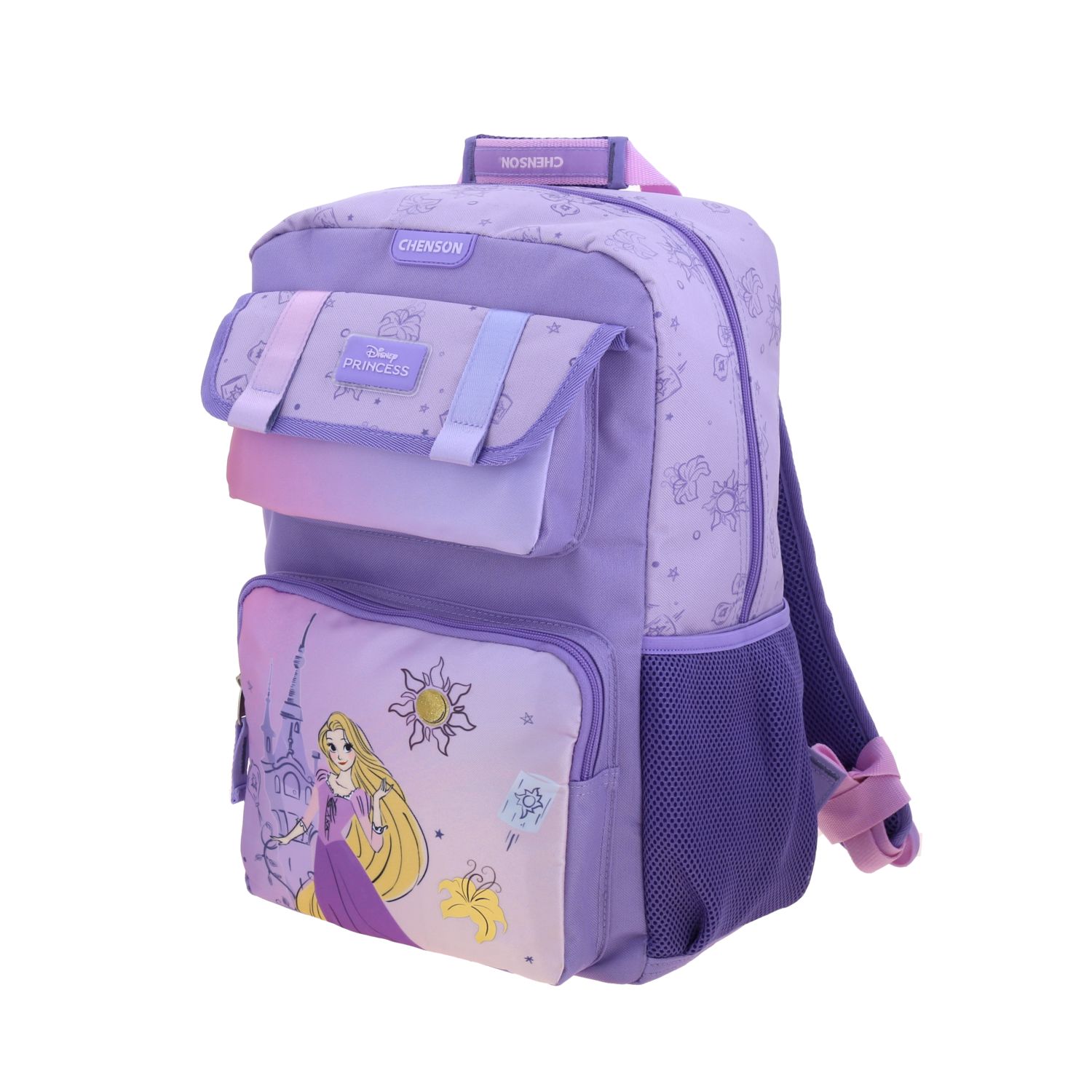 Mochila Escolar Princesas by Chenson Violeta para Niña 2