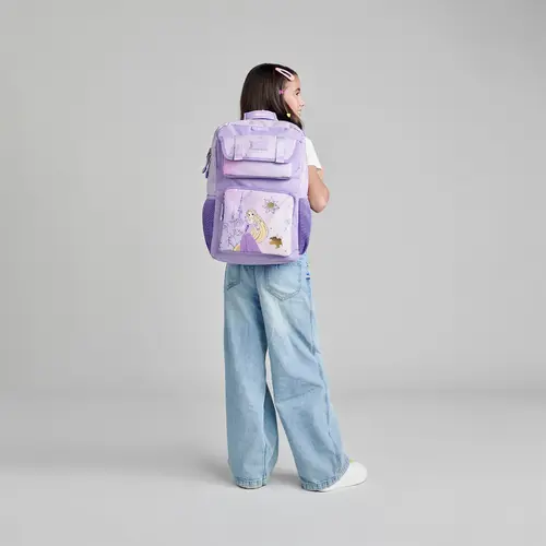 Mochila Escolar Princesas by Chenson Violeta para Niña - vista 2