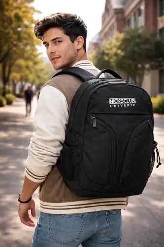 Mochila Escolar Nicks Club Gris - Backpack Juvenil