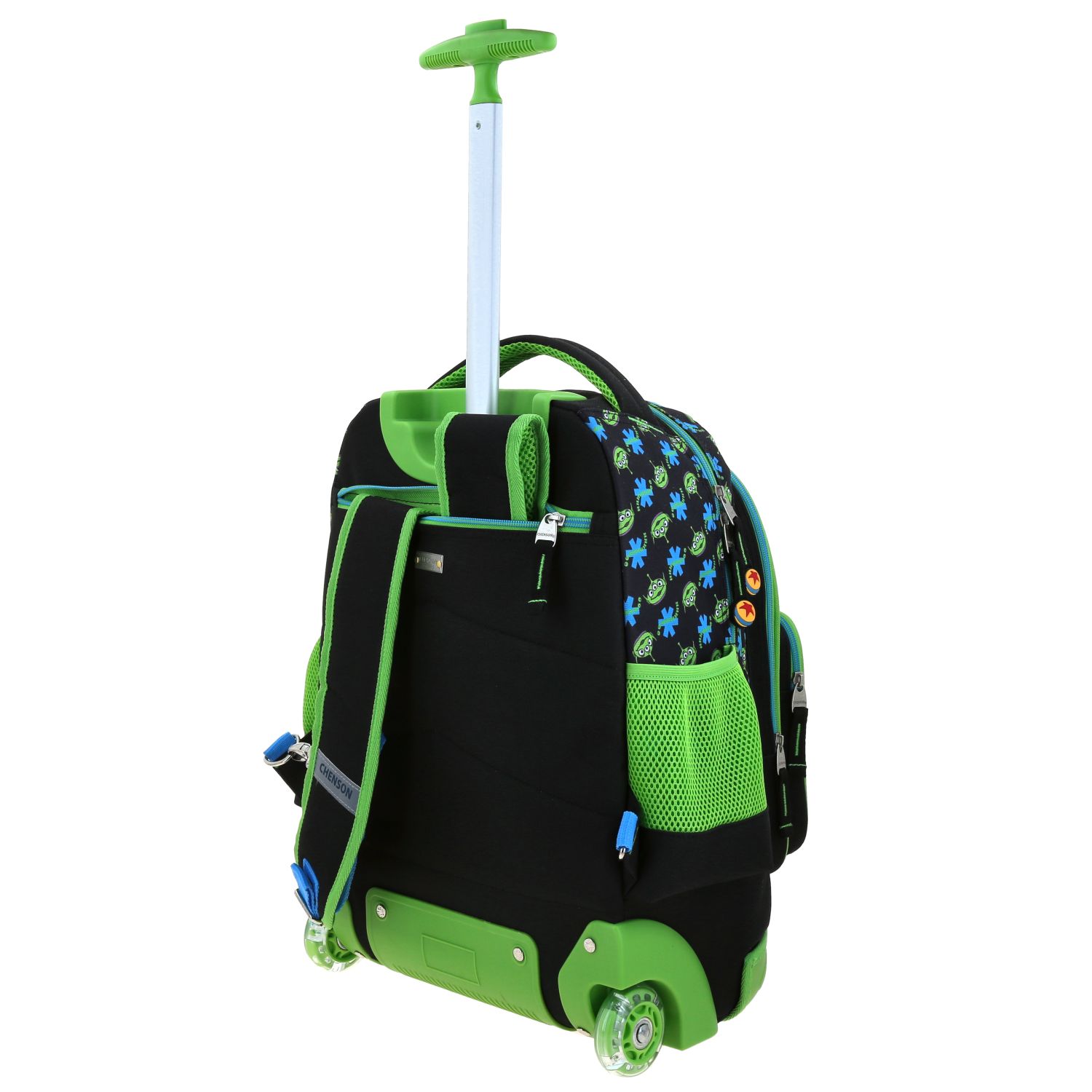 Mochila con Ruedas TS by Chenson Negro - Bastón Aluminio LED 5