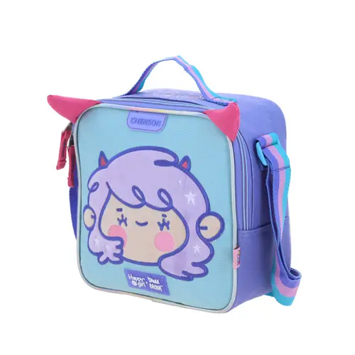 Kit Escolar Vania Bachur by Chenson Mochila + Lonchera Uva Infantil 4