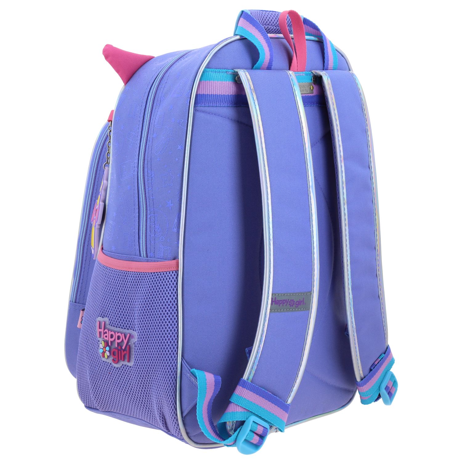 Mochila escolar para niña Vania Bachur Uva con gran durabilidad y seguridad 3